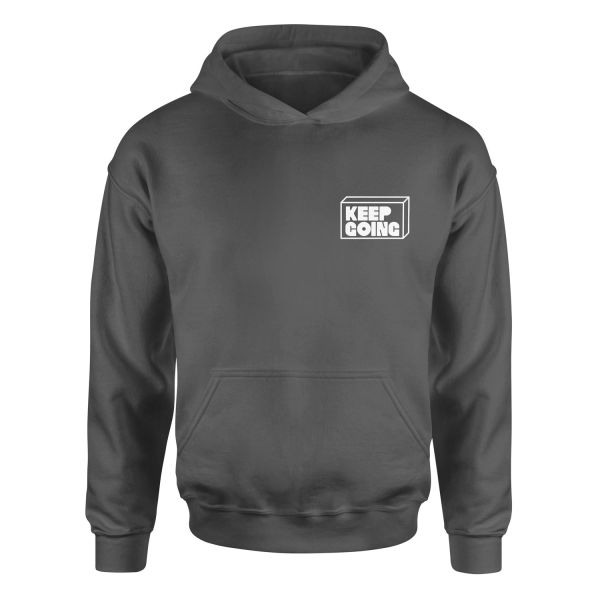Keep Going Hoodie S - Füme