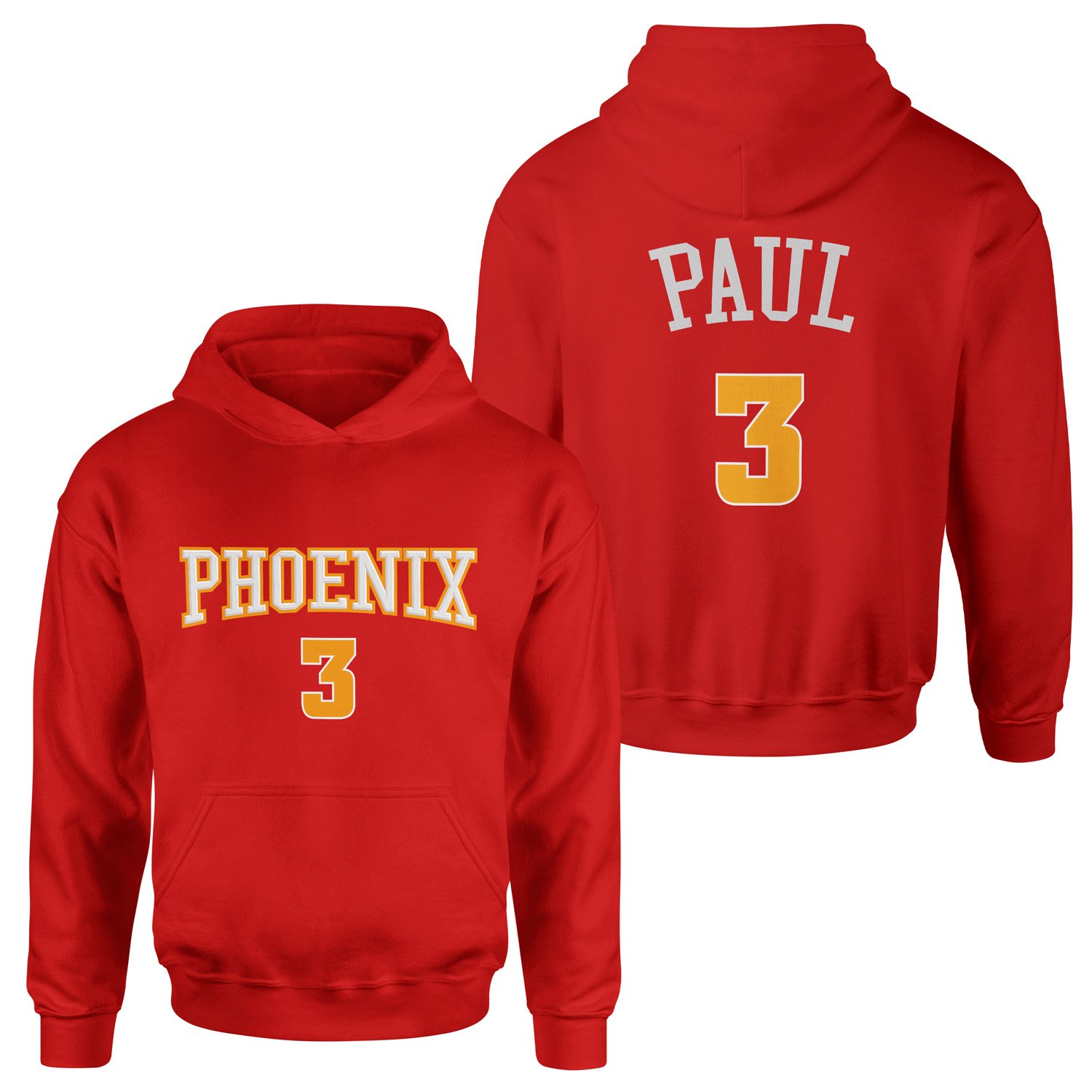 Chris Paul Phoenix Forma Hoodie S - Kırmızı