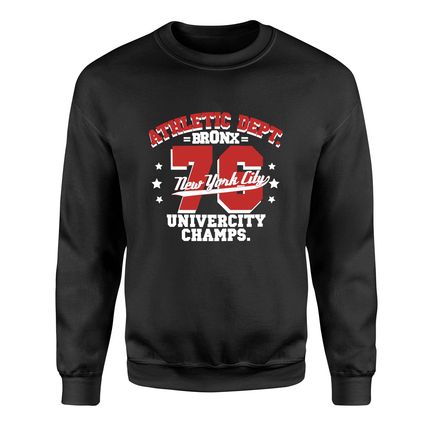 Bronx 76 NYC Sweatshirt XXL - Siyah