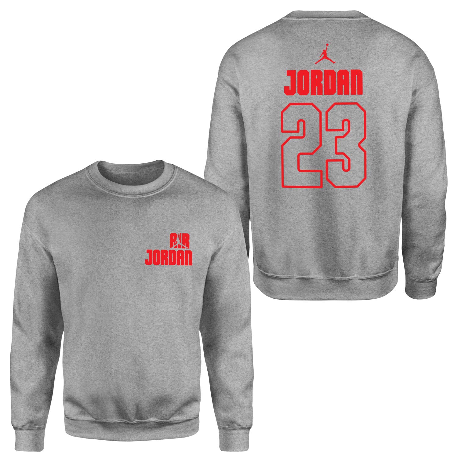 Air Jordan Block 23 Sweatshirt XXL - Gri