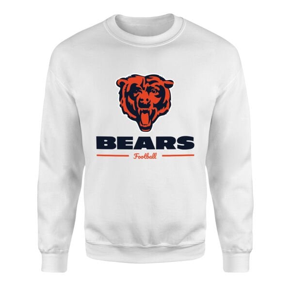 Chicago Bears Chi-Town Roar Sweatshirt L - Beyaz
