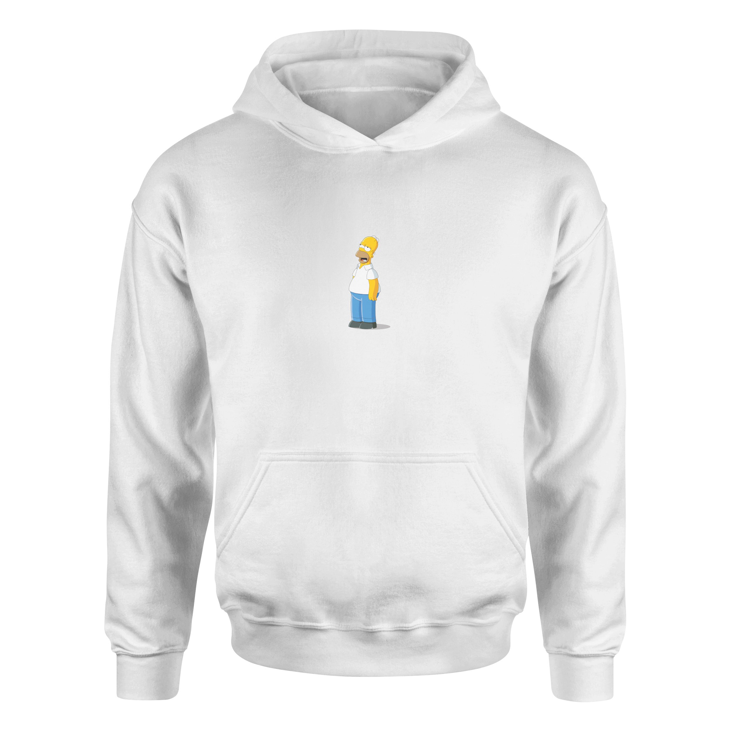 Homer Simpson, Everyday Hero | The Simpsons Hoodie L - Beyaz