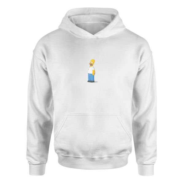 Homer Simpson, Everyday Hero | The Simpsons Hoodie L - Beyaz