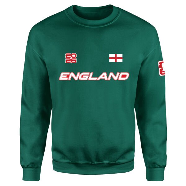 İngiltere 2026 Sweatshirt S - Nefti Yeşili