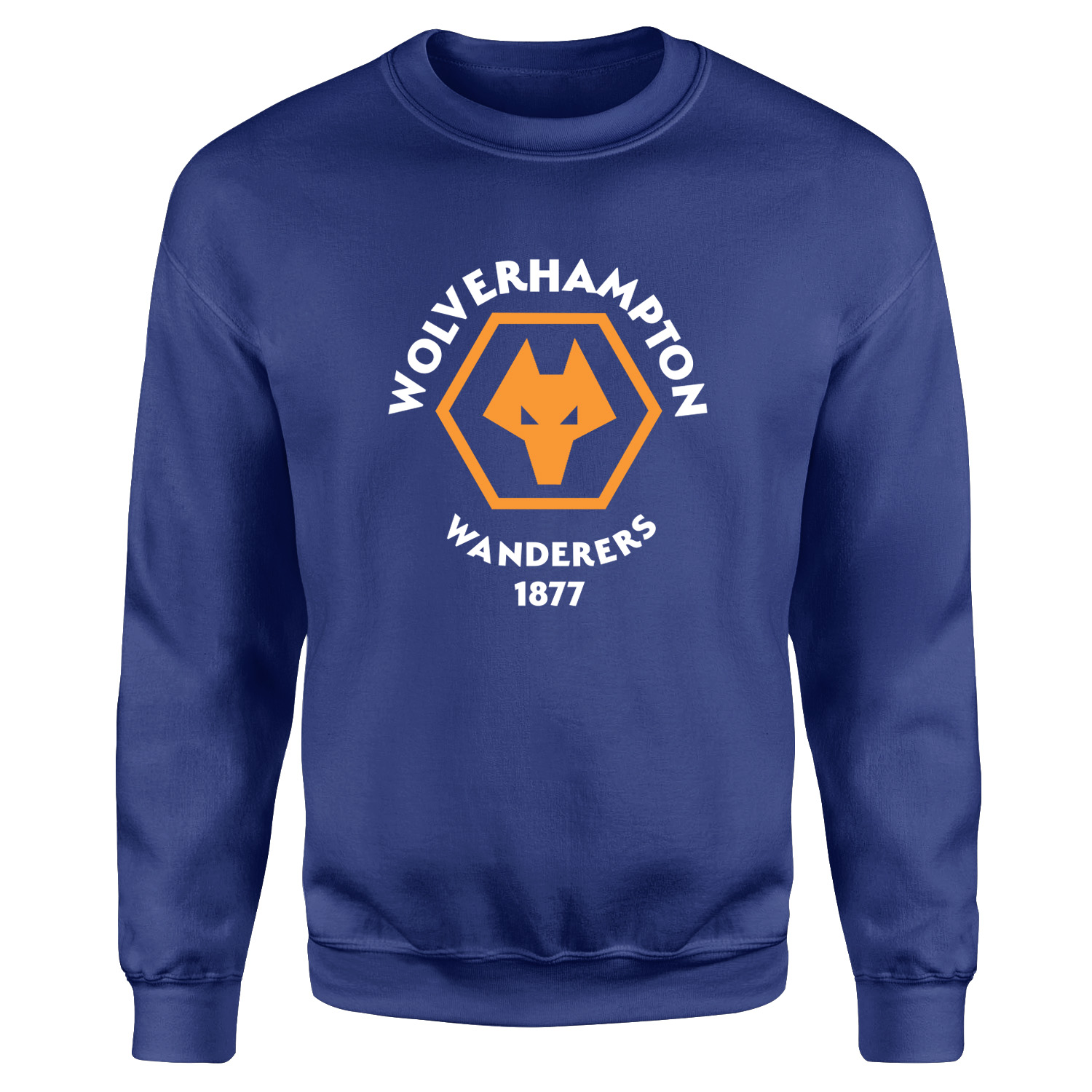 Wolverhampton Wanderers Shield Sweatshirt XL - İndigo Mavisi