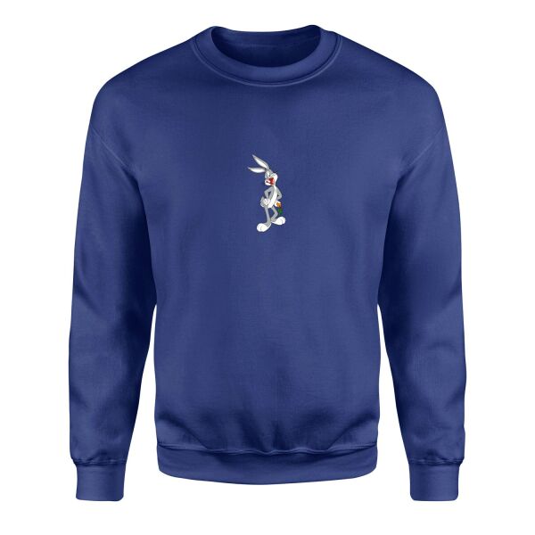 Bugs Bunny Sweatshirt XL - İndigo Mavisi
