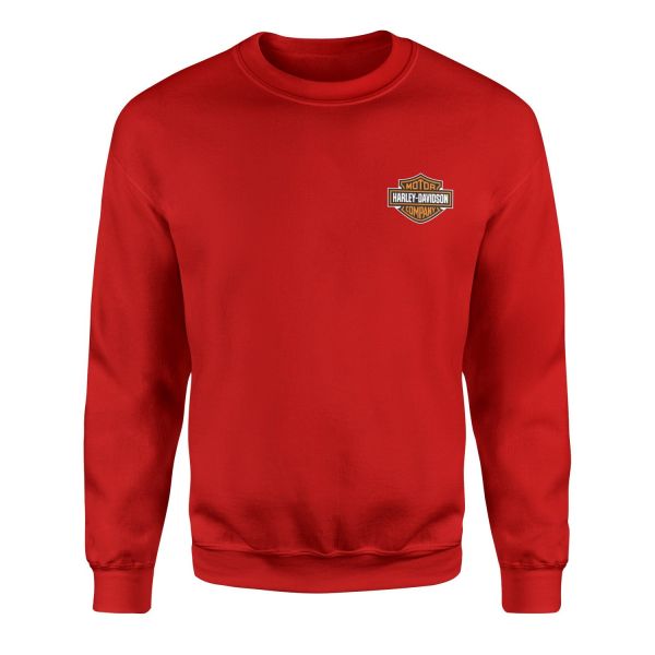 Harley Davidson Sweatshirt S - Kırmızı