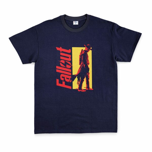 The Ghoul | Fallout Tişört XL - İndigo Mavisi