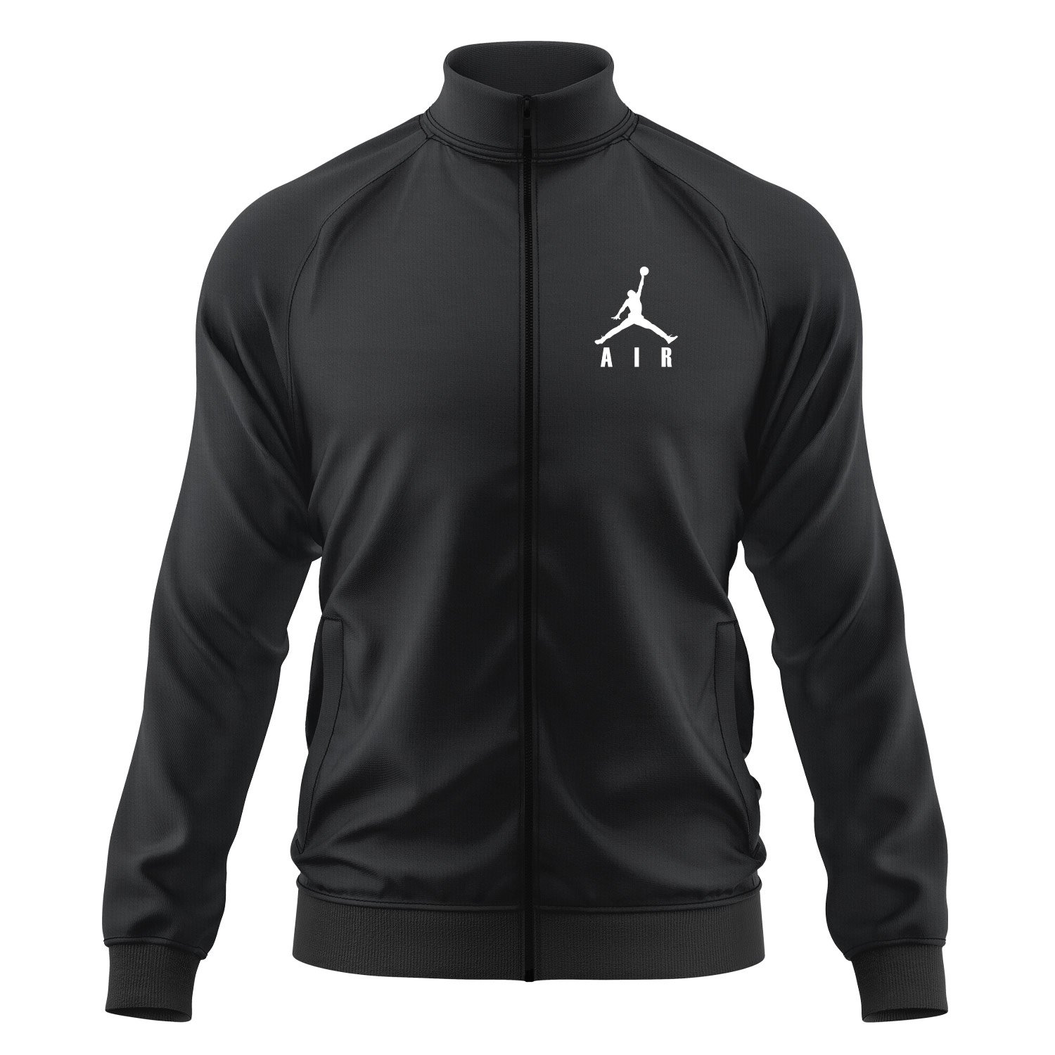Air Jordan BIG Text W Fermuarlı Sweatshirt XL - Siyah