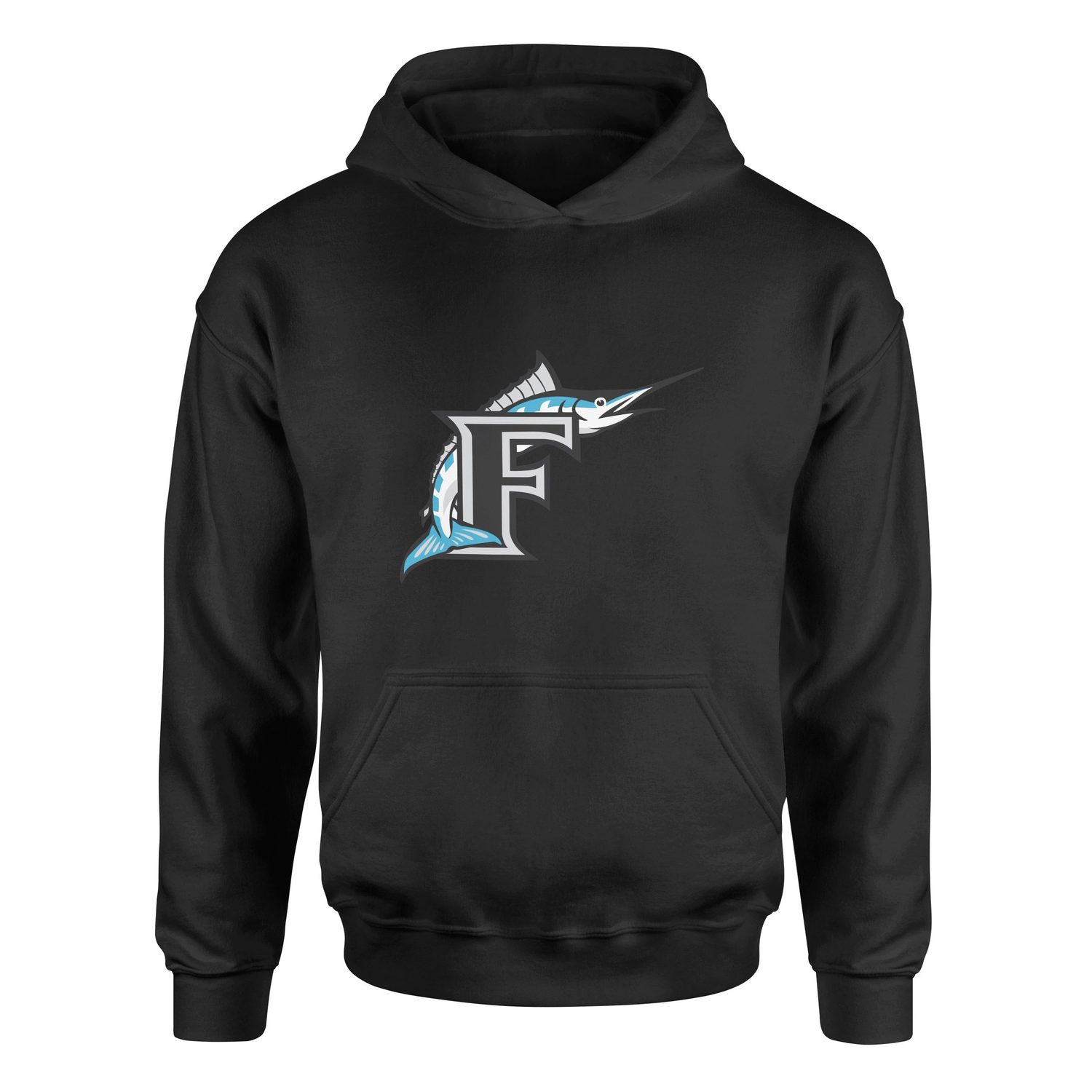 Florida Marlins Vintage Hoodie XXL - Siyah
