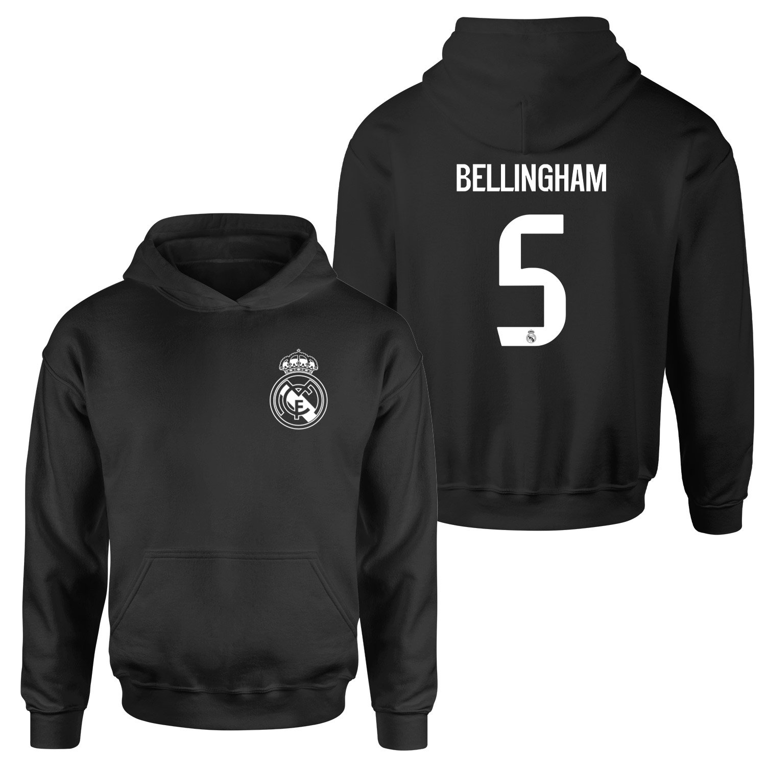 Jude Bellingham RM WH Forma Hoodie S - Siyah