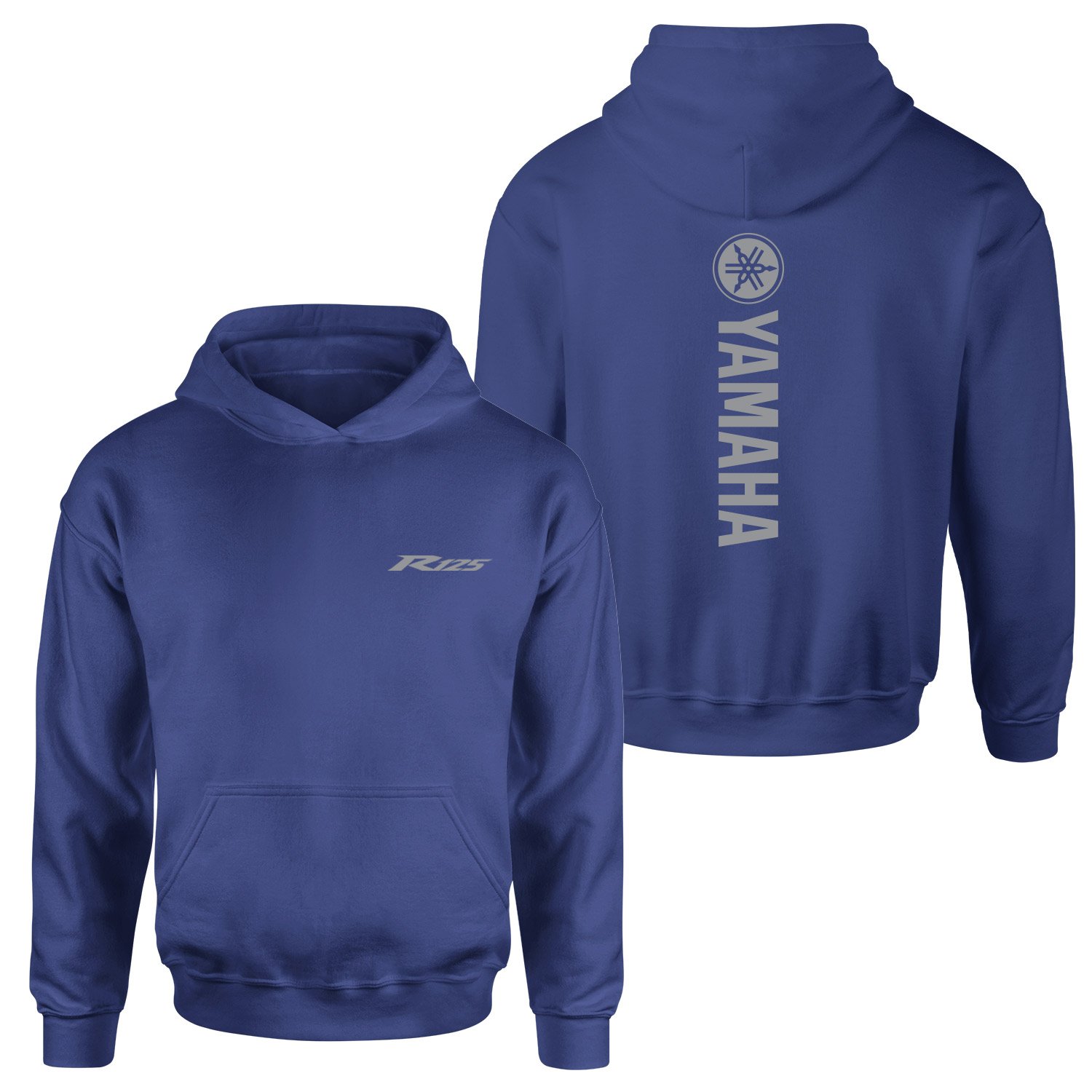 Yamaha R125 Graphic Hoodie XXL - İndigo Mavisi