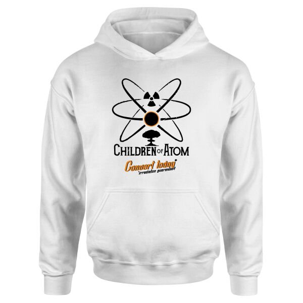Children of Atom Hoodie M - Beyaz