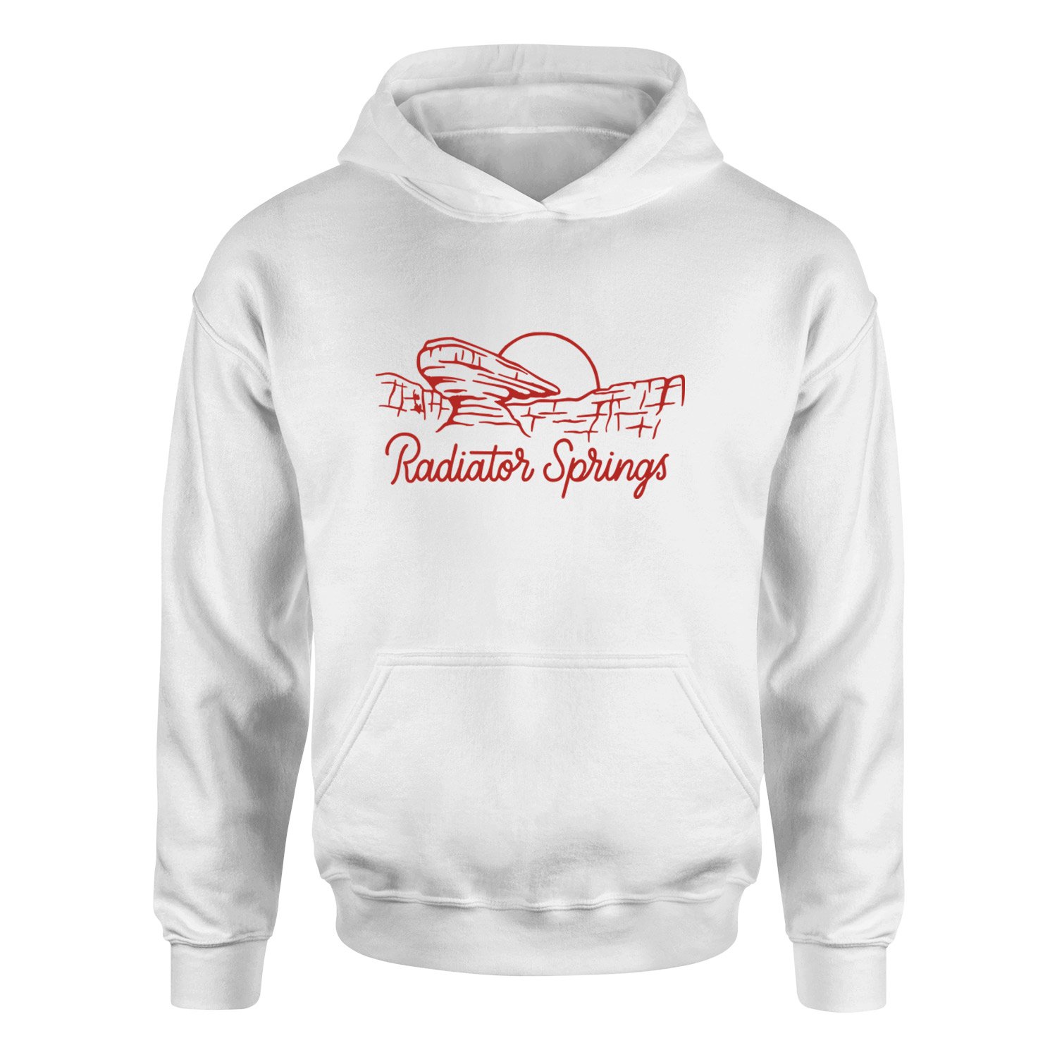 Radiator Springs Hoodie M - Beyaz