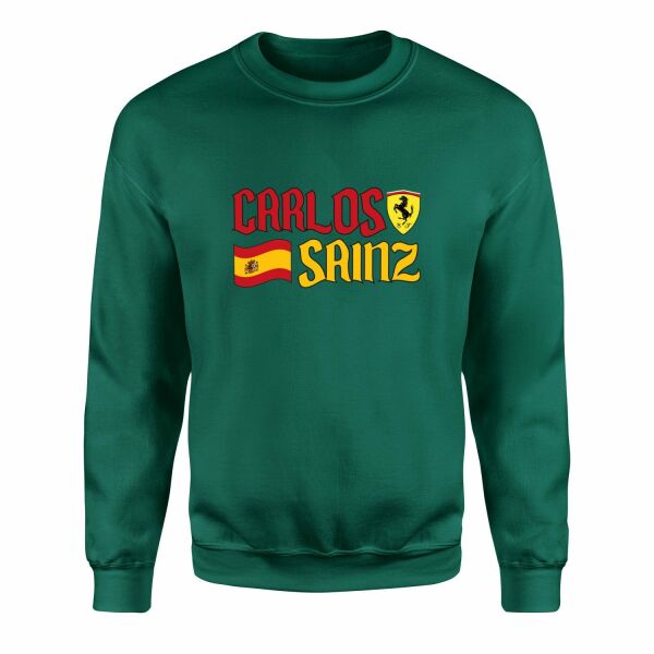 Carlos Sainz Spanish Matador Sweatshirt L - Nefti Yeşili