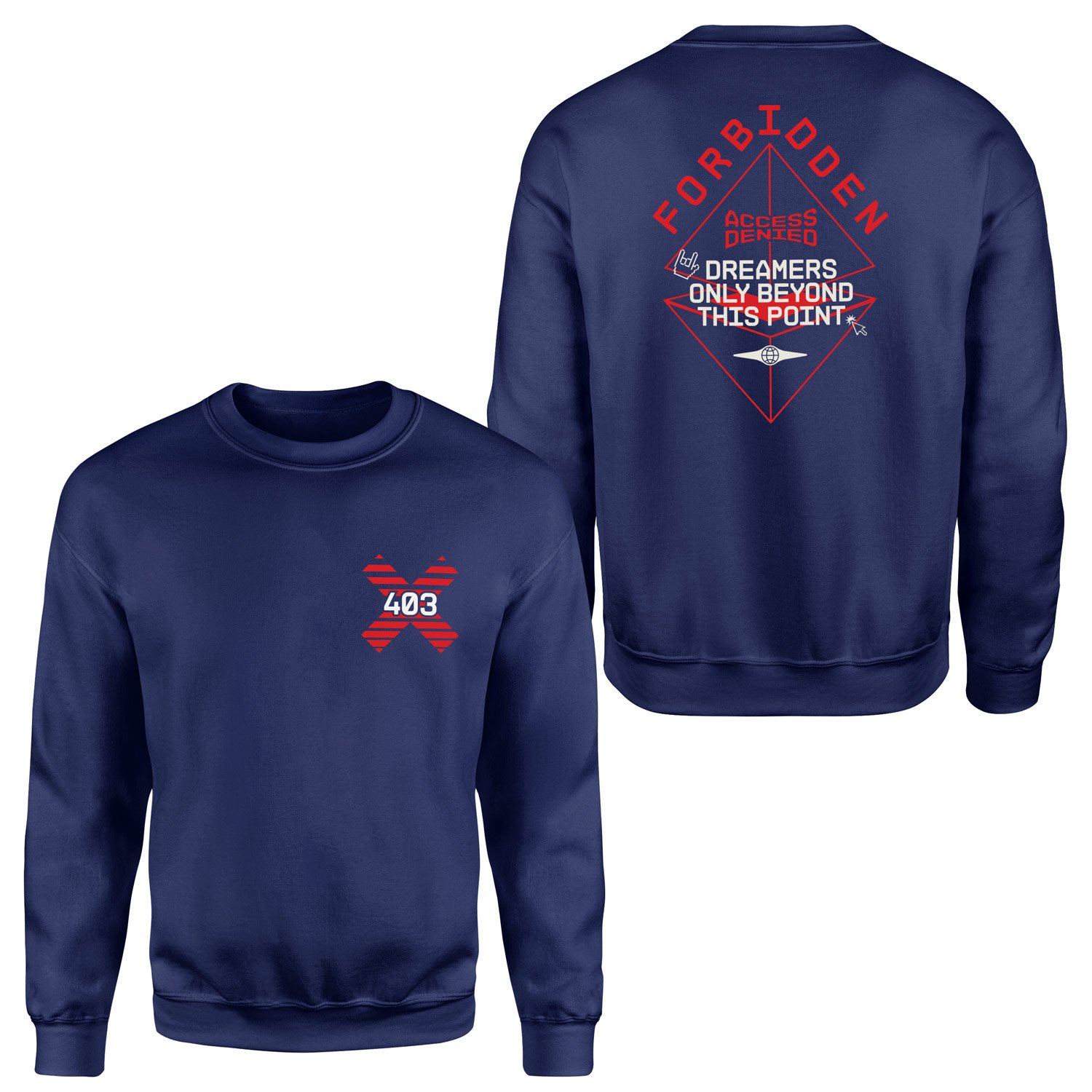HTTP 403 FORBIDDEN: Access Denied Sweatshirt XL - Lacivert