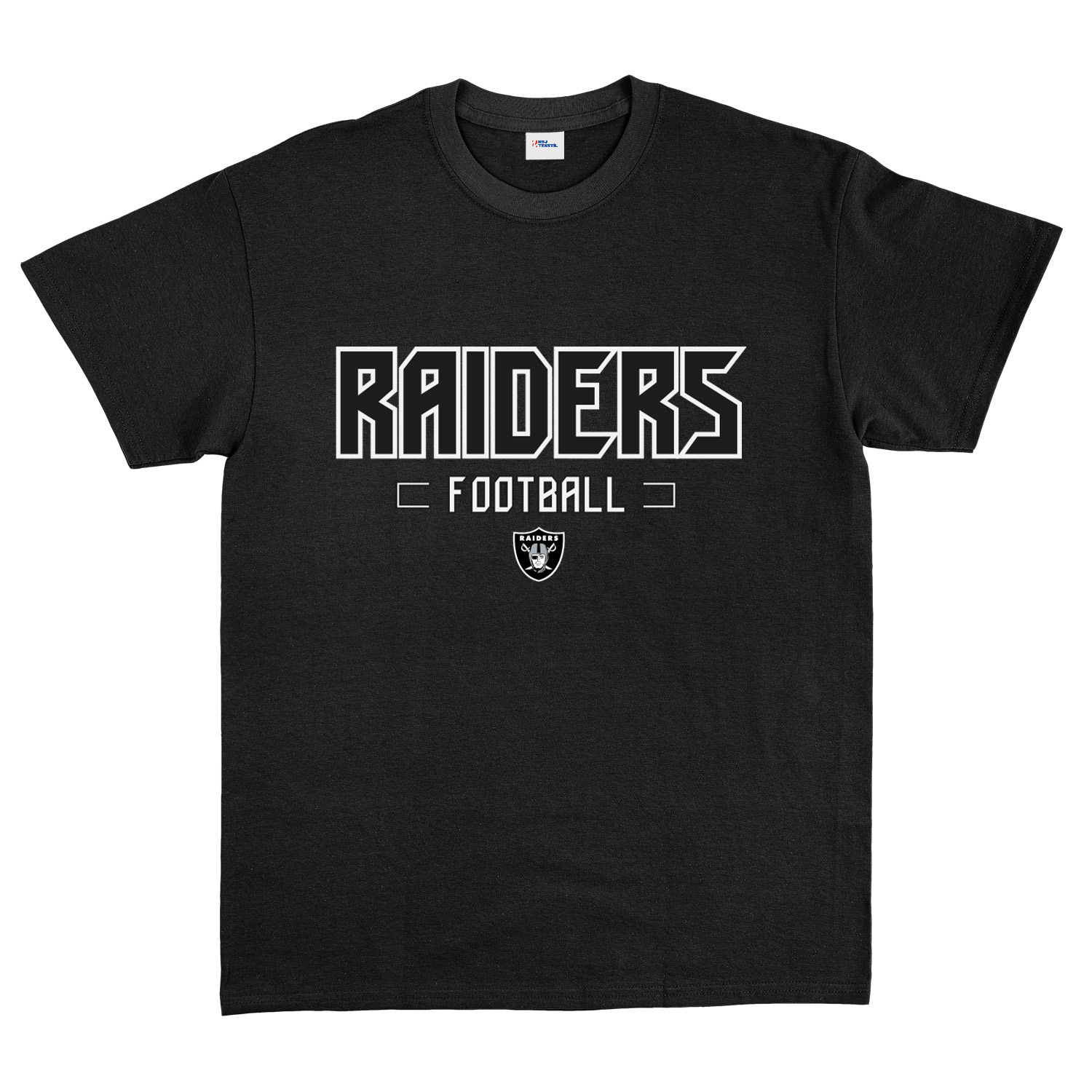 Las Vegas Raiders Football Tişört XL - Siyah
