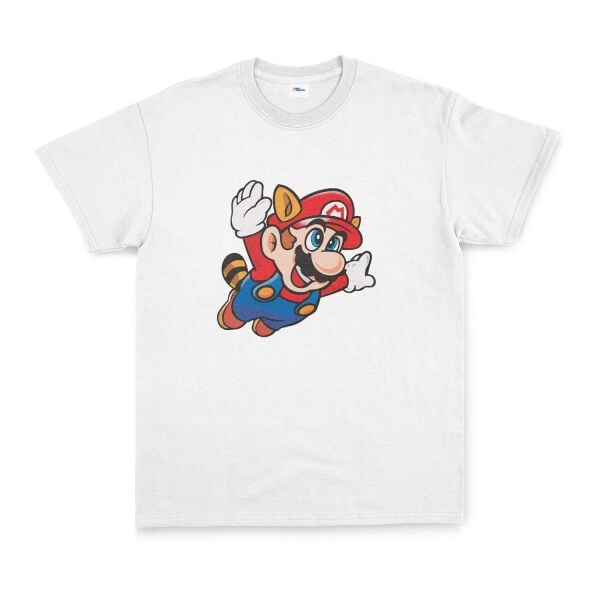 Super Mario Tişört M - Beyaz | OUTLET