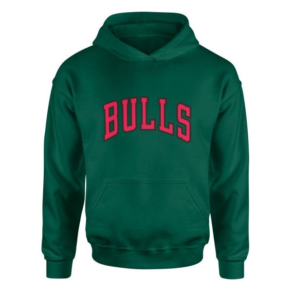 BULLS Hoodie S - Nefti Yeşili