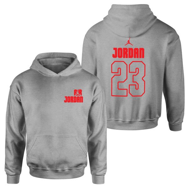 Air Jordan Block 23 Hoodie L - Gri
