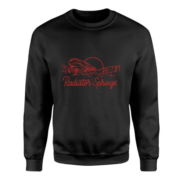 Radiator Springs Sweatshirt XL - Siyah