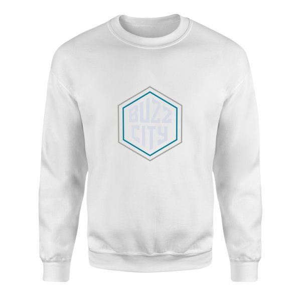 Buzz City Sweatshirt M - Beyaz