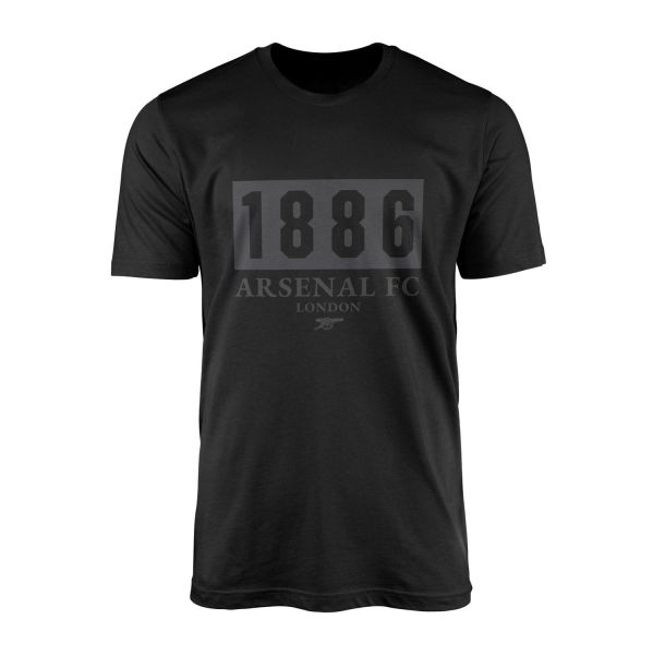 Arsenal Football Club 1886 Tişört L - Siyah