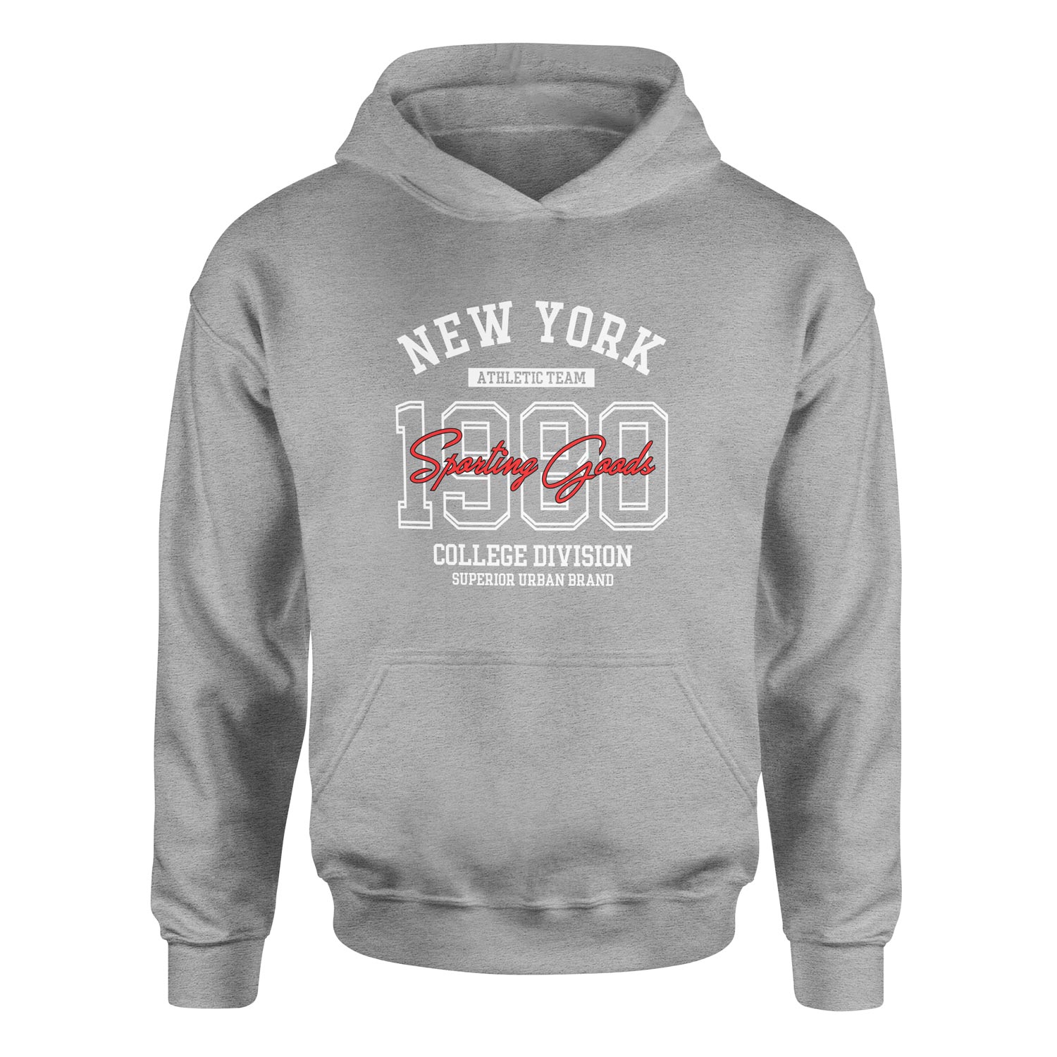 NY Athletic Team SG Hoodie L - Gri