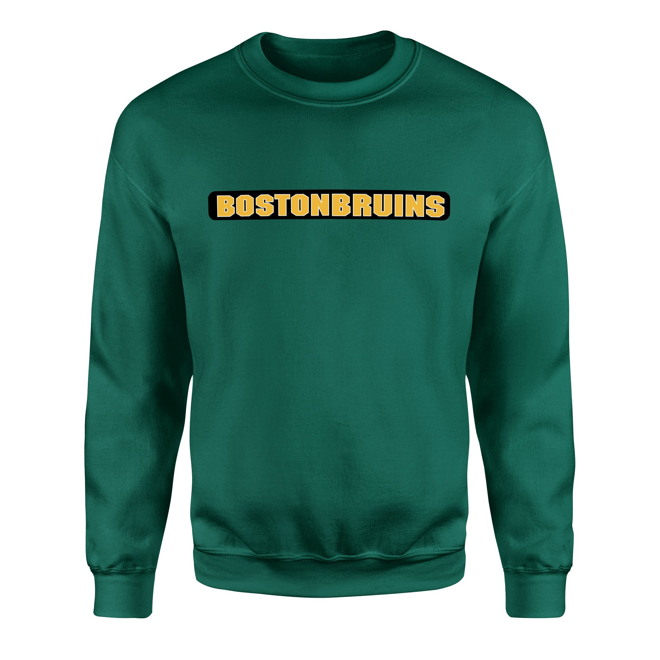 Boston Bruins Block Sweatshirt XXL - Nefti Yeşili