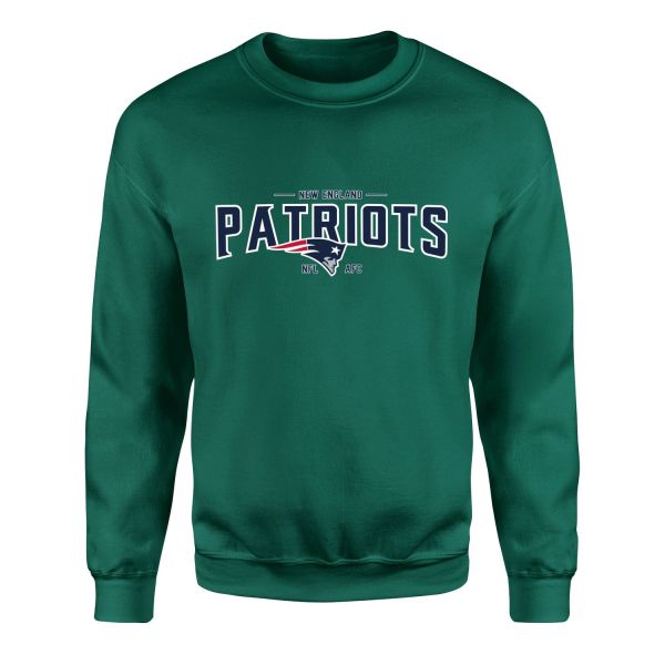 New England Patriots AFC Sweatshirt M - Nefti Yeşili
