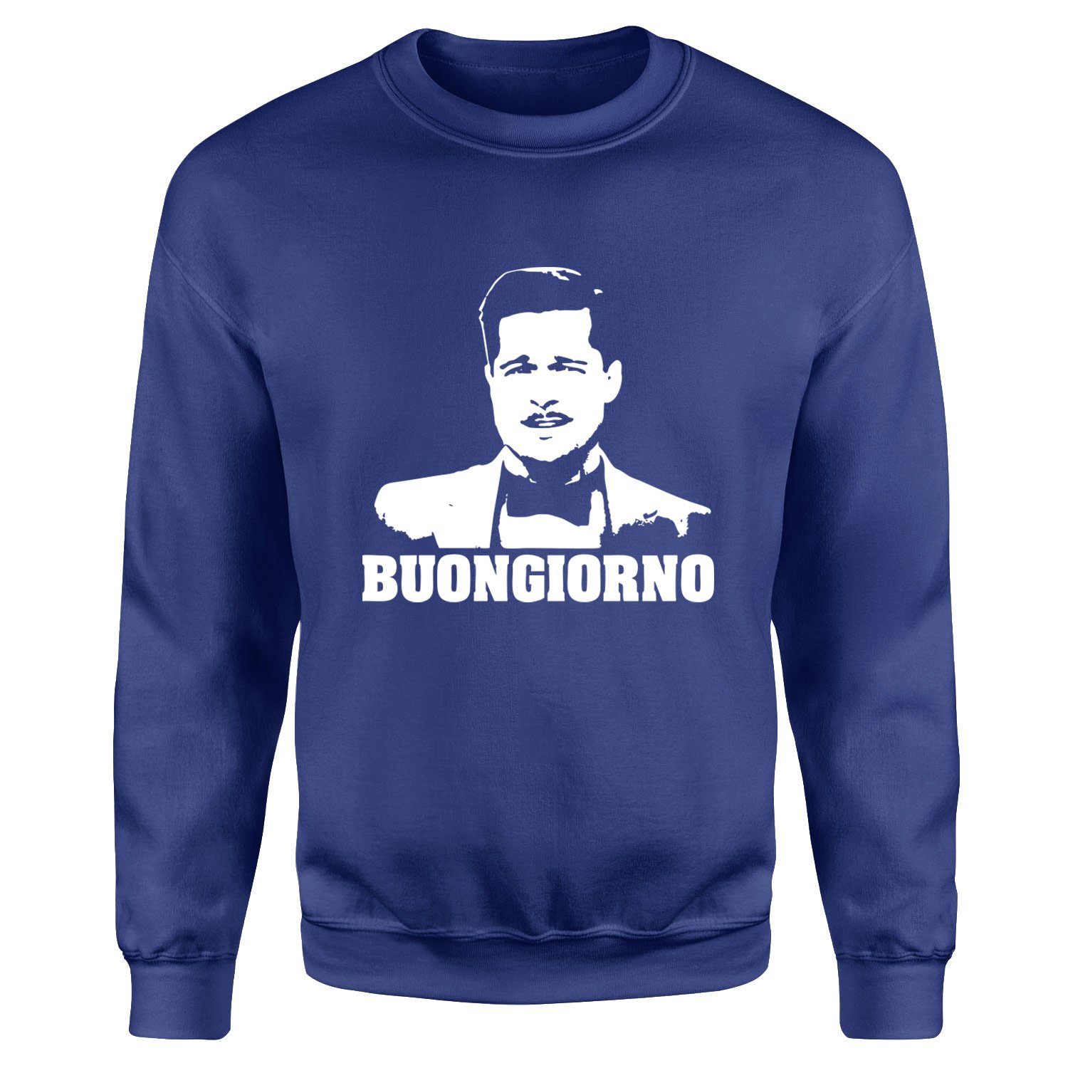 Buongiorno | Inglorious Basterds Sweatshirt XL - İndigo Mavisi