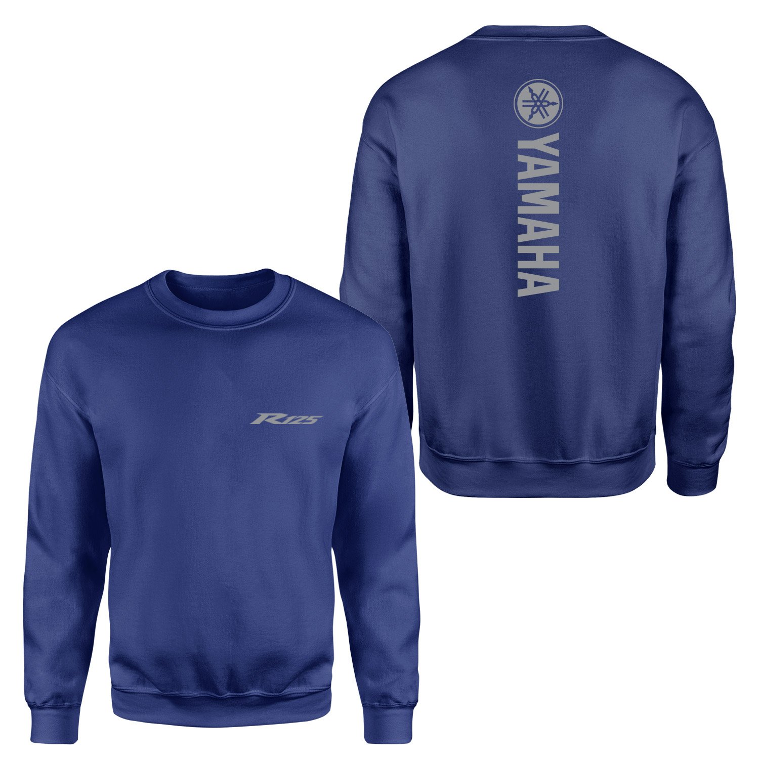 Yamaha R125 Graphic Sweatshirt XL - İndigo Mavisi