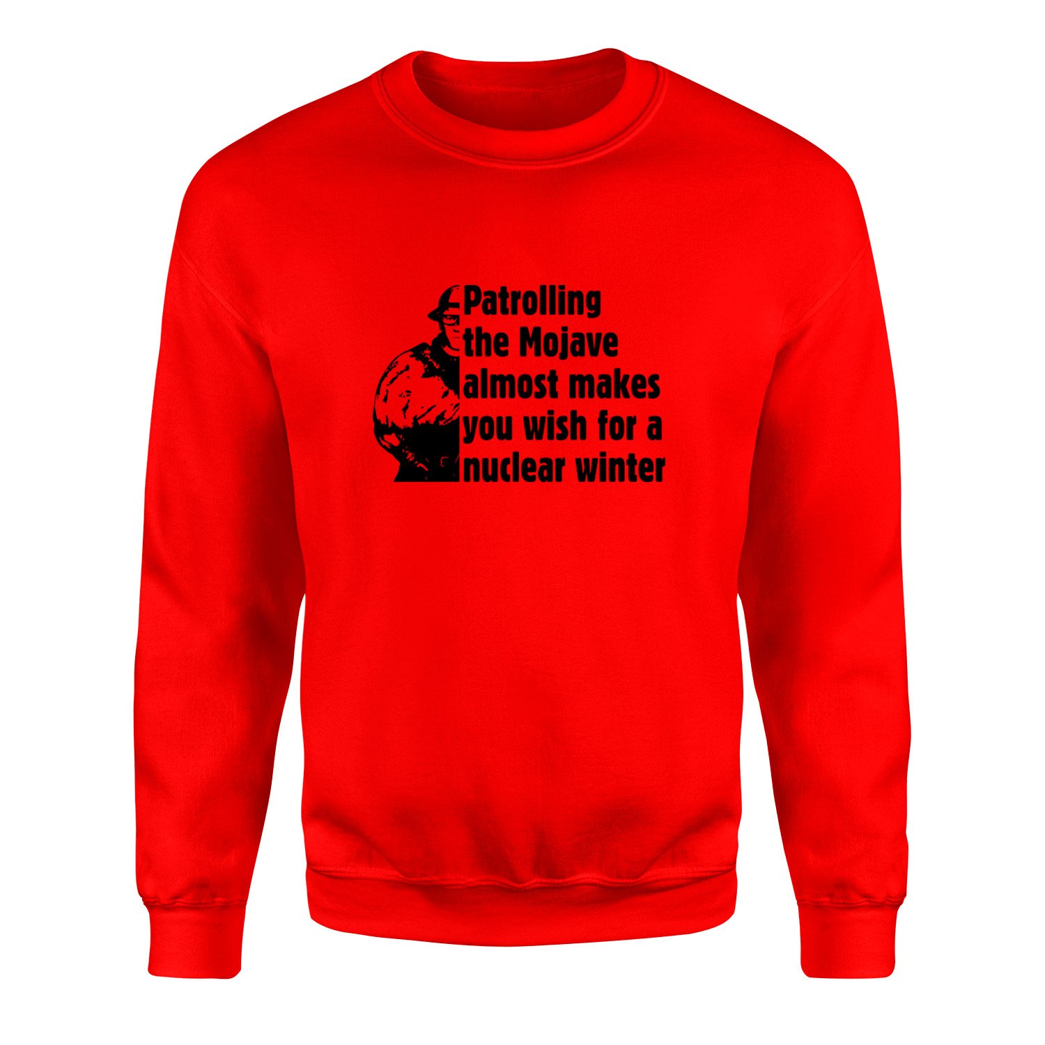 Patrolling the Mojave Sweatshirt L - Kırmızı