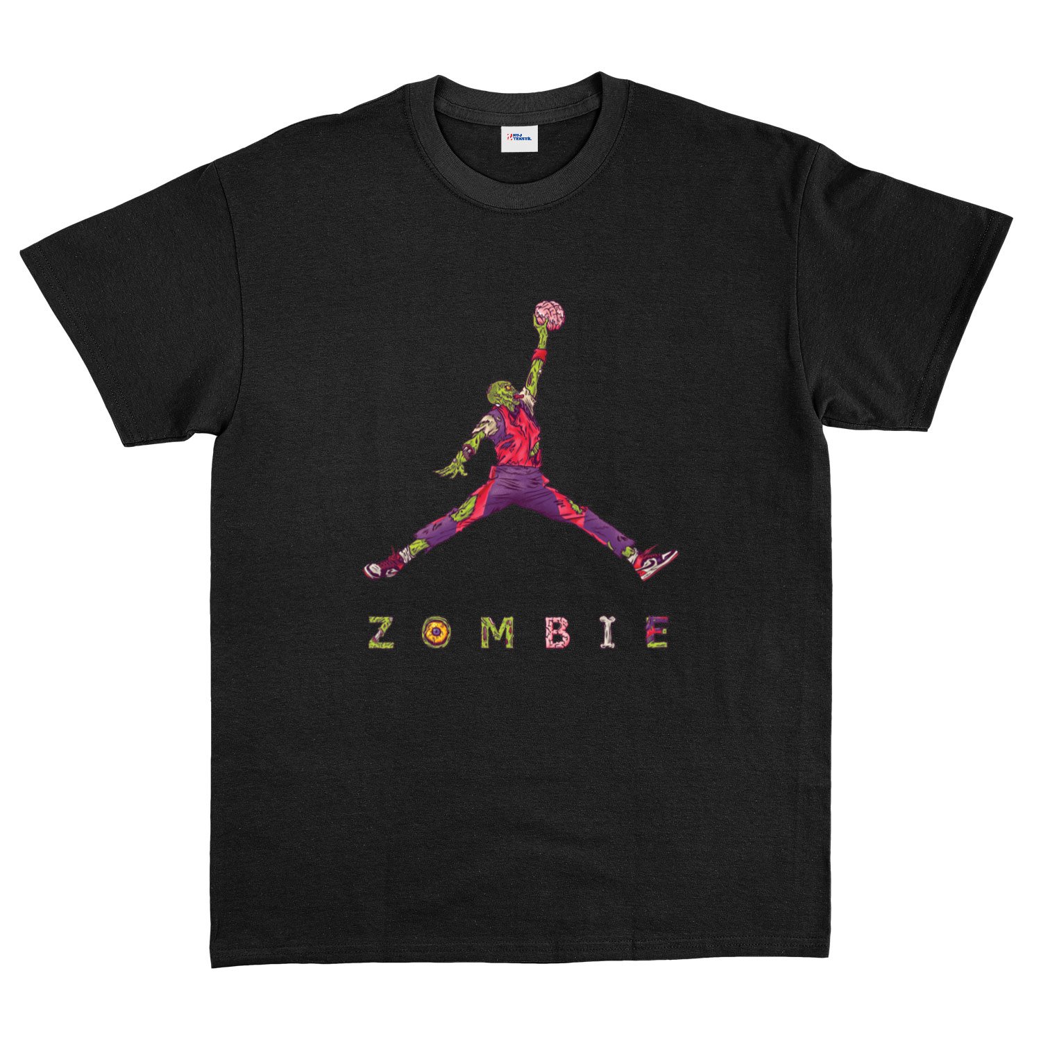 Air Jordan Zombie Tişört S - Siyah