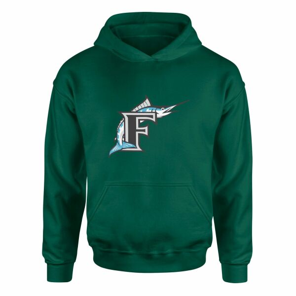 Florida Marlins Vintage Hoodie S - Nefti Yeşili