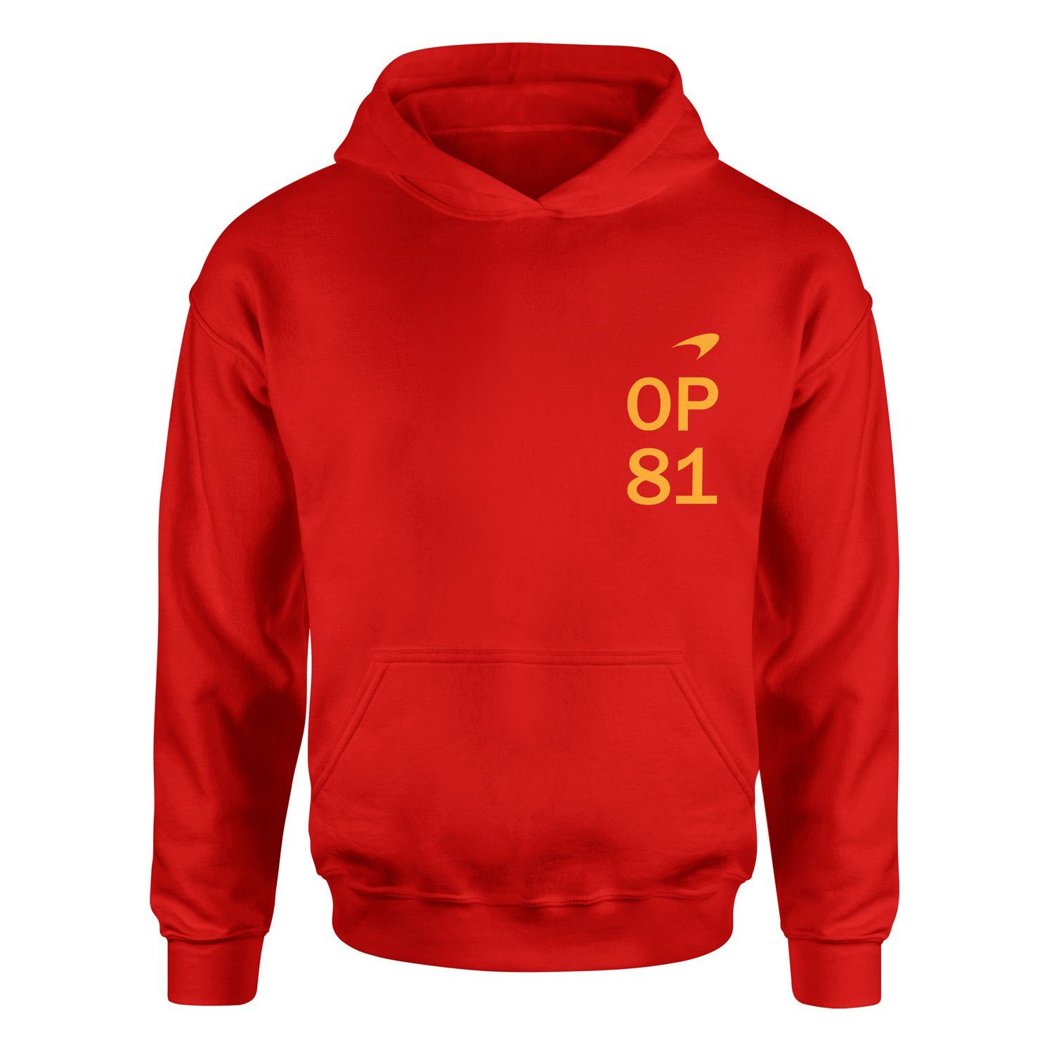 Oscar Piastri OP81 MCL Mastery Hoodie M - Kırmızı
