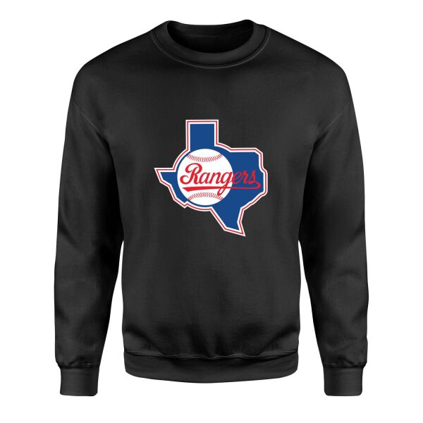 Rangers, TX Sweatshirt L - Siyah