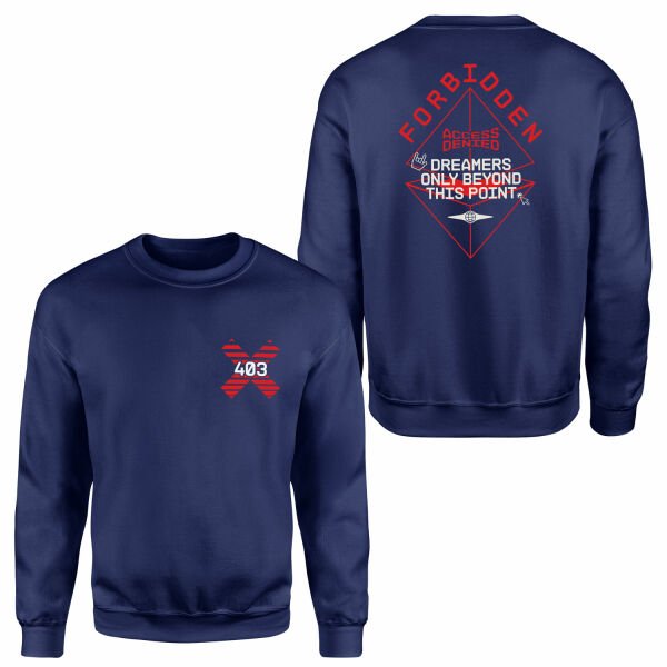 HTTP 403 FORBIDDEN: Access Denied Sweatshirt S - Lacivert