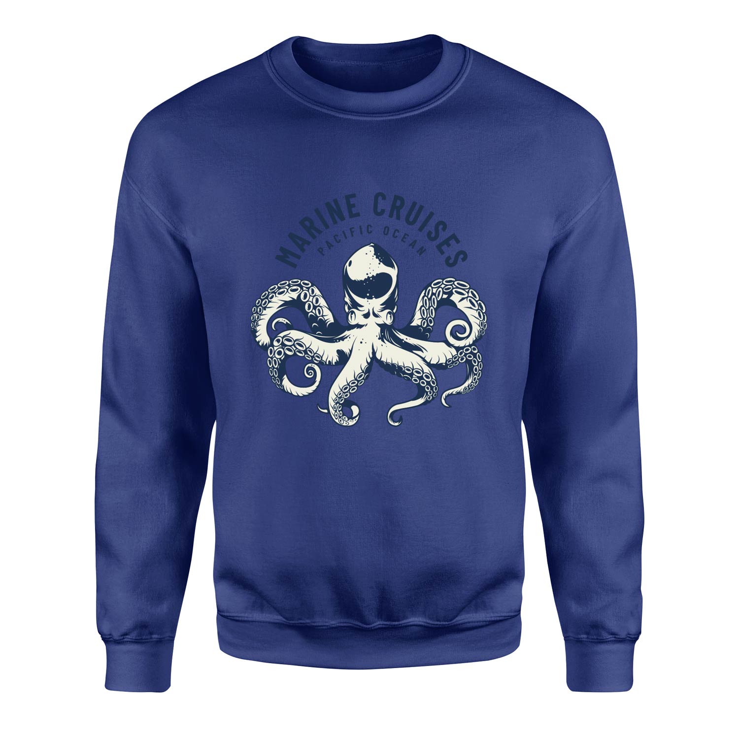Marine Cruises Pacific Denizci Sweatshirt M - İndigo Mavisi