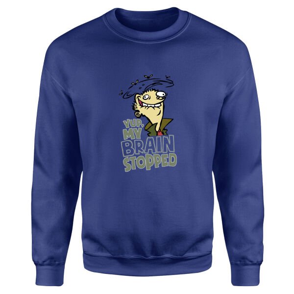 Yup, My Brain Stopped Sweatshirt S - İndigo Mavisi