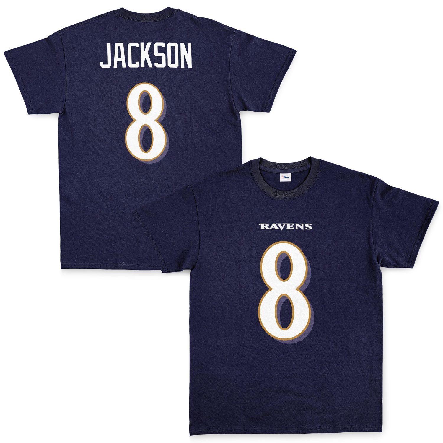 Lamar Jackson Baltimore Ravens Tişört M - Lacivert