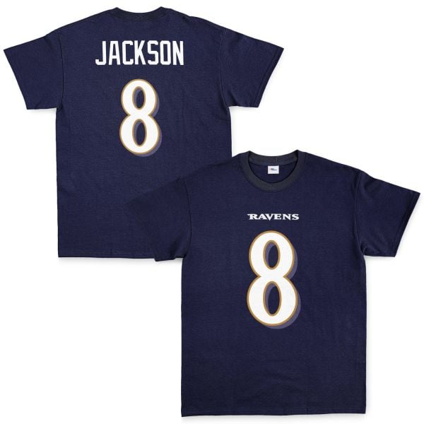 Lamar Jackson Baltimore Ravens Tişört M - Lacivert