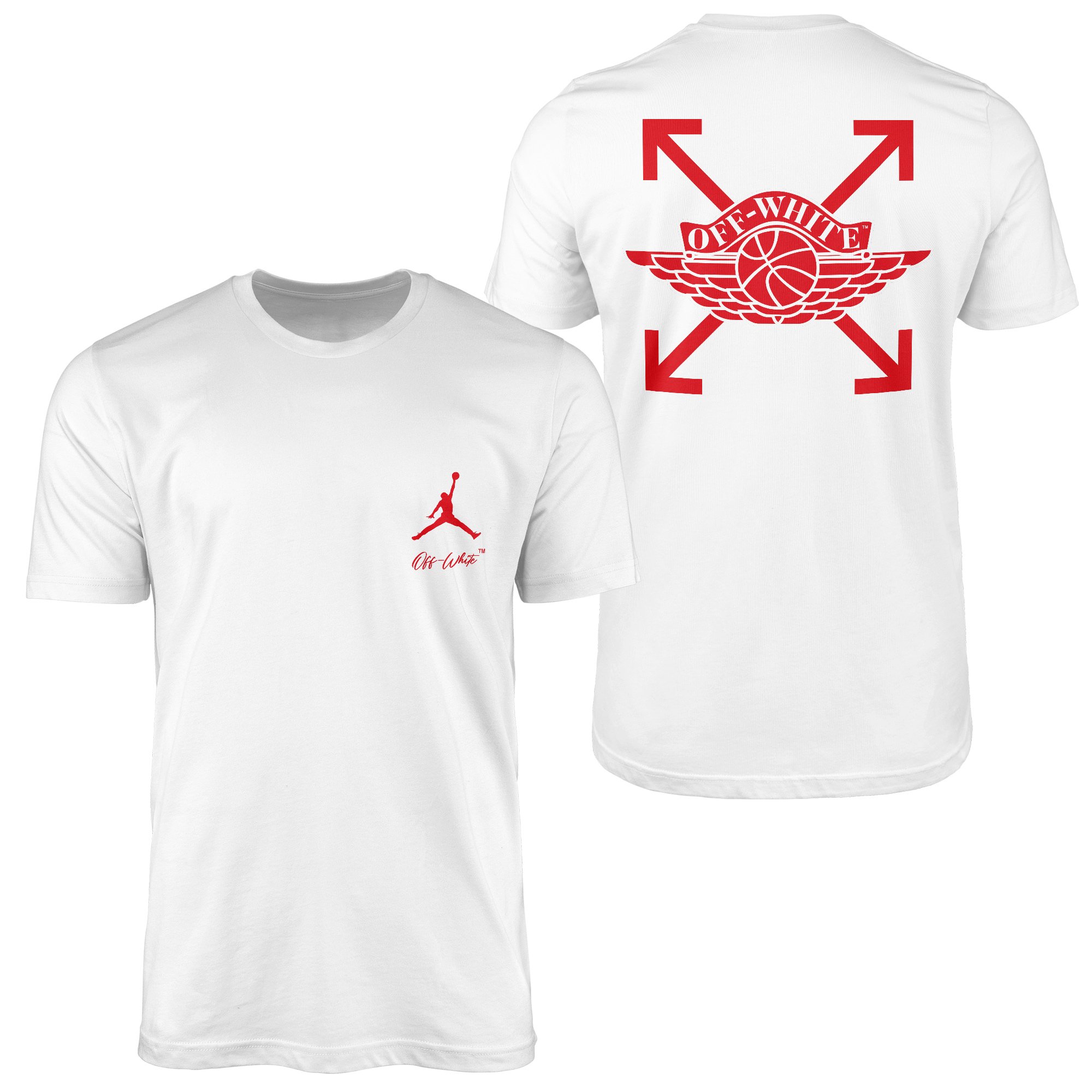 Air Jordan OFF Tişört XXL - Beyaz