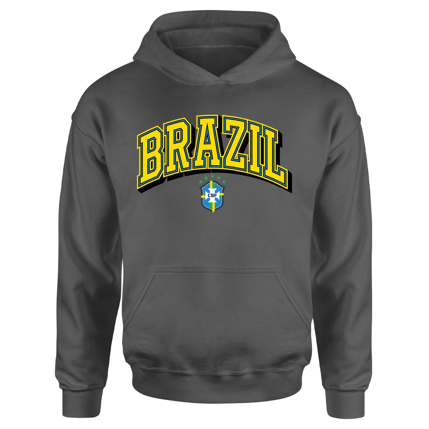 Brezilya 2026 Varsity Hoodie L - Füme