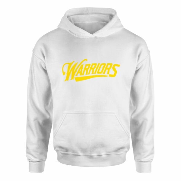 Warriors Hoodie M - Beyaz