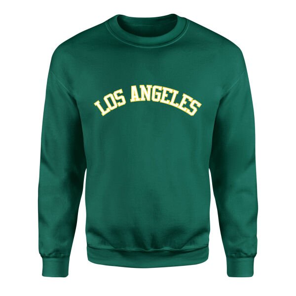 Los Angeles Sweatshirt S - Nefti Yeşili