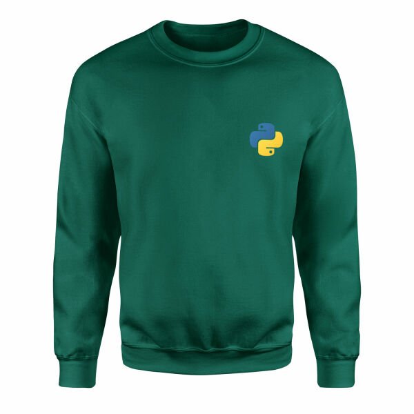 Python Icon Sweatshirt XXL - Nefti Yeşili