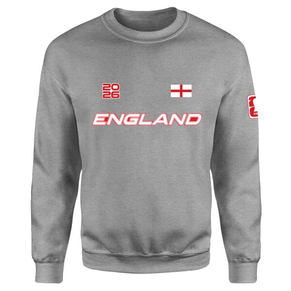 İngiltere 2026 Sweatshirt S - Gri