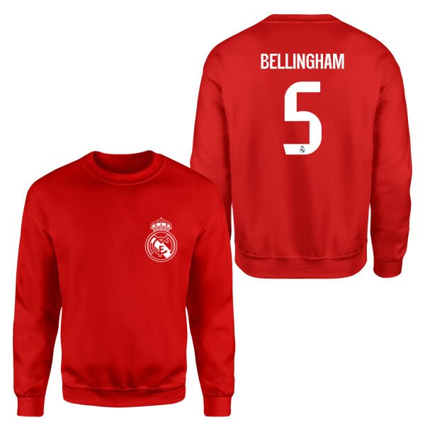 Jude Bellingham RM WH Forma Sweatshirt S - Kırmızı