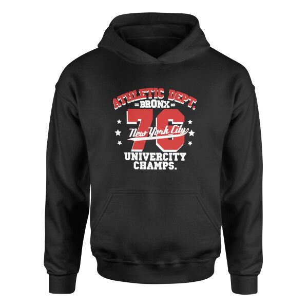Bronx 76 NYC Hoodie M - Siyah